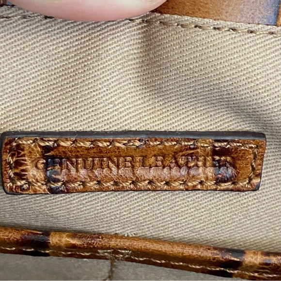 GILI Got It Love It genuine leather Croc embossed handbag purse NWOT - Picture 11 of 13